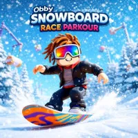 Obby Snowboard Race Parkour
